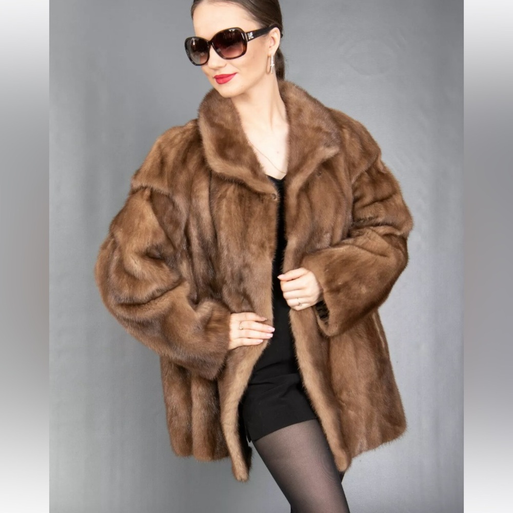 Luxurious Brown Fur Coat